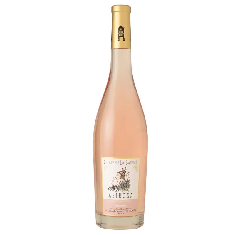 Astrosa : Femme heureuse en occitan. Rosé gastronomique. Élégant et fin. Belle longueur.